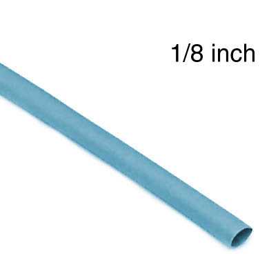 TUBING HST 1/8INX4FT SW BLU 2:1 