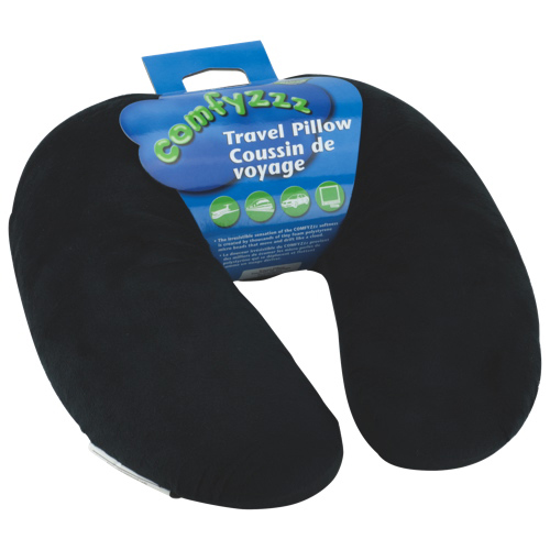 TRAVEL PILLOW ASSORTED COLORS REMOVABLE OUTER COVER