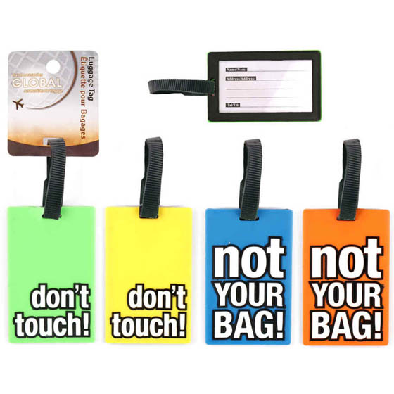 LUGGAGE TAG 6INCH ASSORTED STYLE 