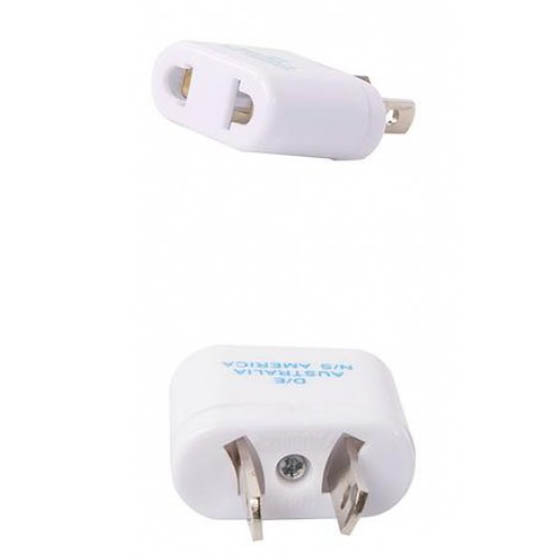 TRAVEL ADAPTER 2P AUSTRALIAN PLUG TO UNIVERSAL JACK
