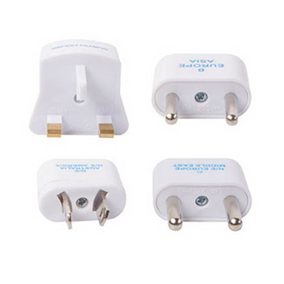 TRAVEL ADAPTER PLUG 4PCS/SET 