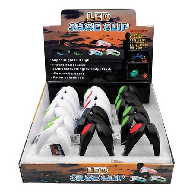 SAFETY SHOE CLIP LED LIGHT UP 