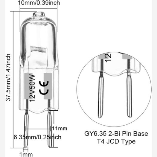 BULBS BI-PIN 6595