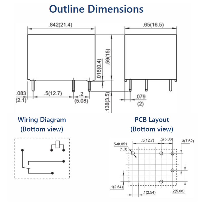 RELAY DC 12V 5481