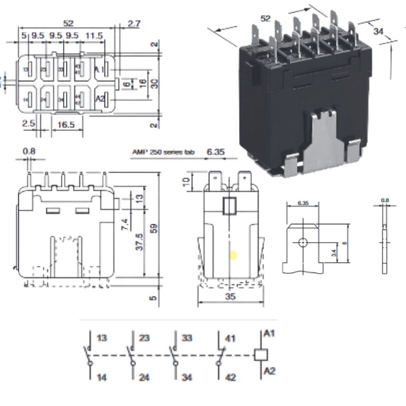 RELAY DC 12V 5540