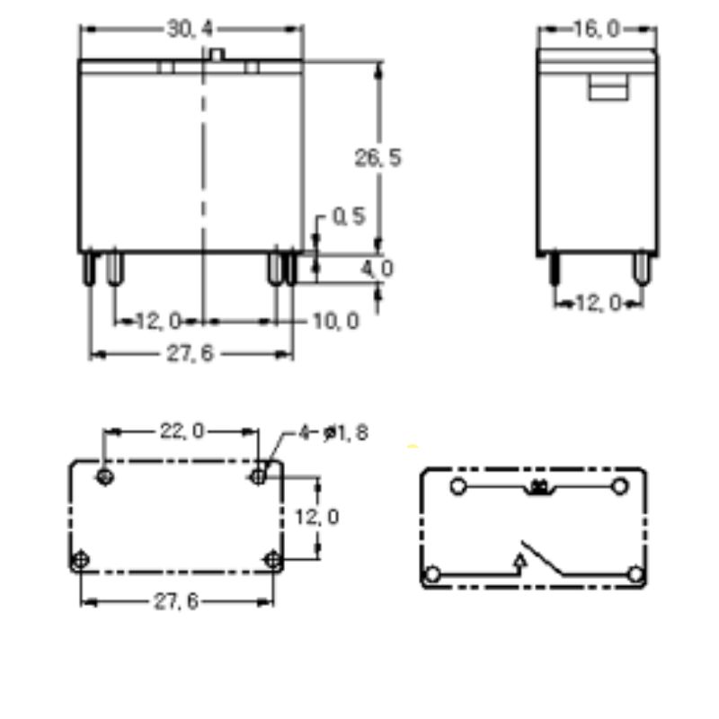 RELAY DC 24V 5557