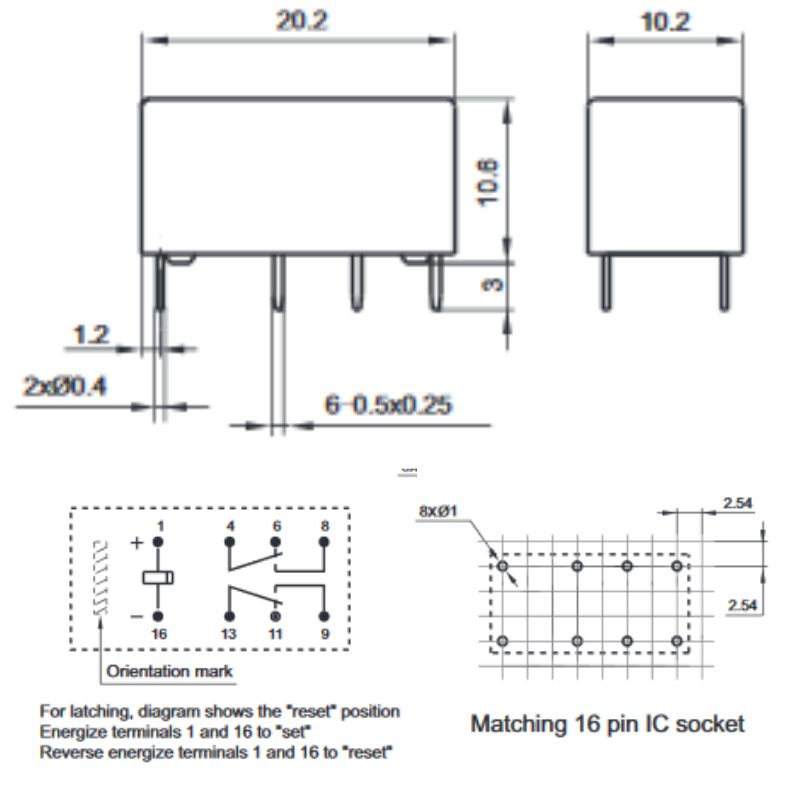 RELAY DC 5V 5667