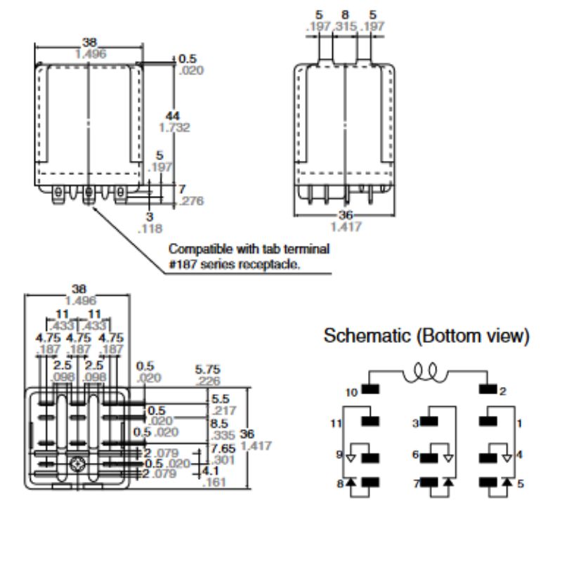 RELAY AC 220V 5773