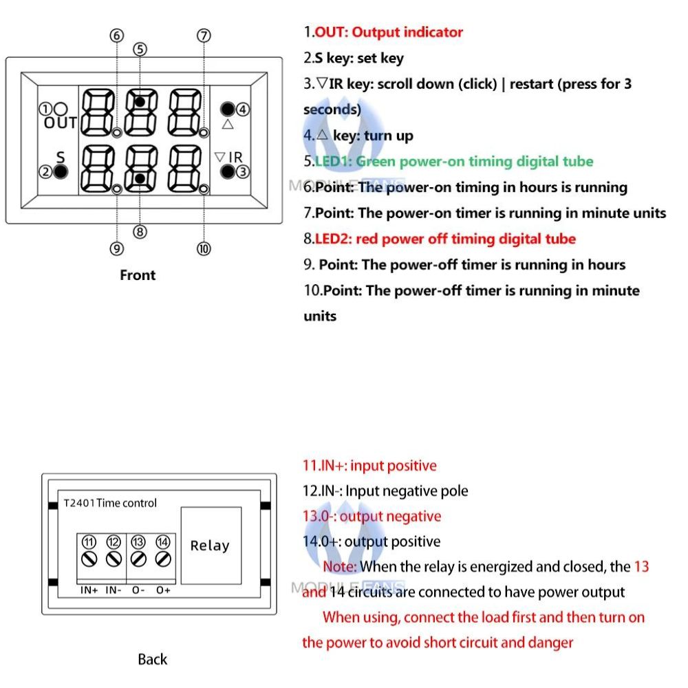 TIME DELAY RELAY DC 6427