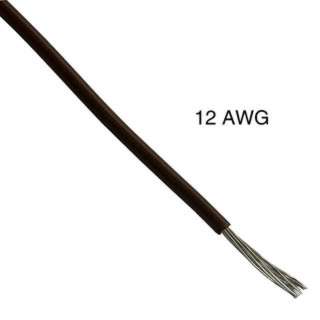 WIRE STRANDED 12AWG 100FT BROWN