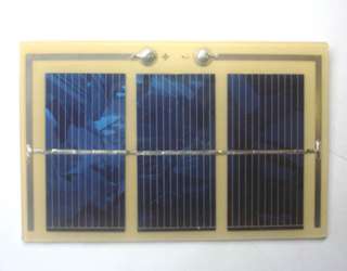 SOLAR PANEL 1.5V 500MA 62X120X4M