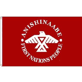 ANISHINAABE SOUVENIR FLAG 3X5FT