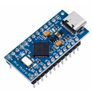 PRO MICRO ATMEGA32U4 5V 16MHZ MICROCONTROLLER USB TYPE C
SKU:267883