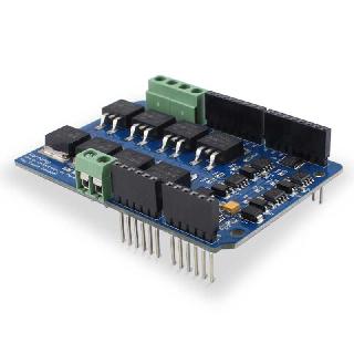 DUAL H-BRIDE MOTOR SHIELD PWM 