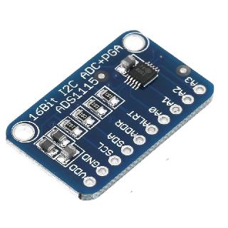 16 Bit I2c High Precision Adc + Pga Dev Board Ads1115 4 Channel
