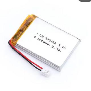 BATTERY LIPO 3.7V 1000MAH JST2.0 2PIN CONNECTOR RECHARGEABLE
SKU:268046