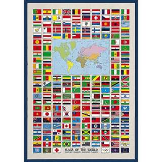 FLAGS OF THE WORLD POSTER