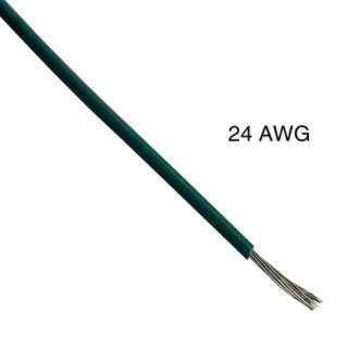 WIRE STRANDED 24AWG 100FT GREEN
