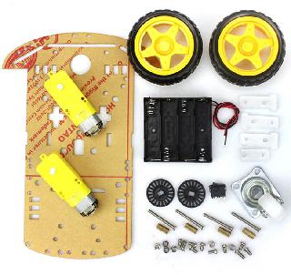 2 WHEEL DRIVE MOTOR CHASSIS.. BATTERY BOX KIT FOR ARDUINO
SKU:253724