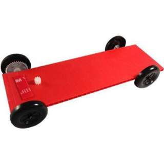 CAR BODY WITH BASE AXLES WHEELS