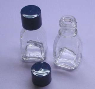 BOTTLE CLEAR GLASS 14ML WITH CAP
