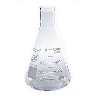 FLASK CLEAR GLASS 500ML.. GRADUATED
SKU:246856