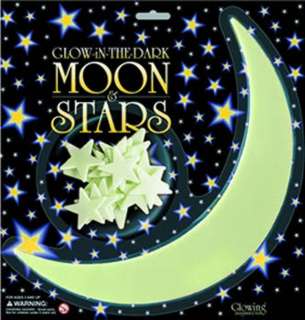 GLOW-IN-THE-DARK MOON & STARS 
SKU:221971