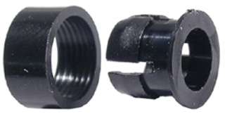 LED HOLDER & RING 5MM PLAS BLK 
SKU:214623