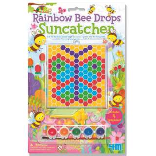 RAINBOW BEE DROPS SUNCATCHER PAINTING 5 COLORS