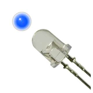 LED5 WATERCLR BLUE 3000-7000MCD