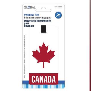 LUGGAGE TAG CANADIAN MAPLE LEAF FLAG 4.25X2.5INCH
SKU:268055