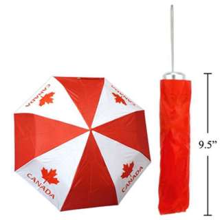 CANADA SOUVENIR FOLDING UMBRELLA W/POUCH 32IN DIAMETER
SKU:231218