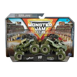 MONSTER JAM TRUCKS 1:64 SCALE SHAKER VS SOLDIER FOURTUNE 2PACK
SKU:268675