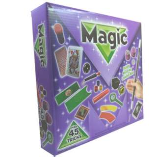 MAGIC SET 45 TRICKS INCLUDES MYSTERIOUS LEVITATING WAND
SKU:246743