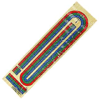 WOODEN CRIBBAGE BOARD 15IN