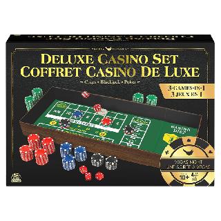 CASINO SET DELUXE 3 GAMES IN 1 CRAPS BLACKJACK POKER
SKU:267736