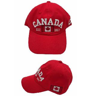 CANADA BASEBALL CAP RED