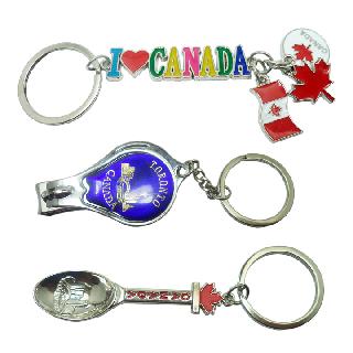 CANADA SOUVENIR KEYCHAIN ASSORTED DESIGN
SKU:251392