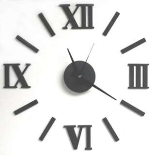 CLOCK WALL ROMAN DIY BLACK 20IN