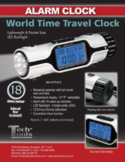 CLOCK ALARM DIGITAL WITH FLASHLIGHT ASSORTED COLOU
SKU:226124