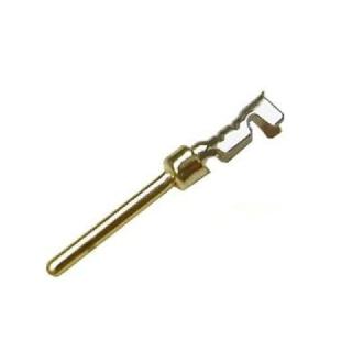 DB MALE PIN 1X8MM CRIMP GOLD  - 100 Pcs/Pkg