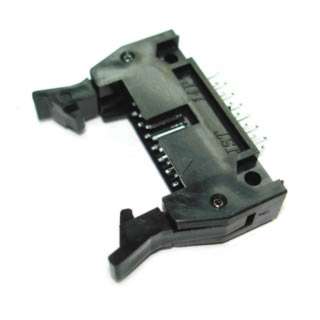 HDR SHRD LATCH 14 W/KEY PCST BLACK