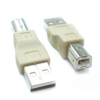 USB ADAPTER A-MALE TO B-MALE