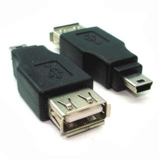 USB ADAPTER A FEM-MINI B MALE 
SKU:177009