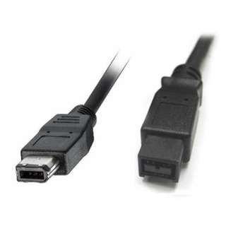 FIREWIRE CABLE 9M-6M 6FT BLACK 
SKU:246555