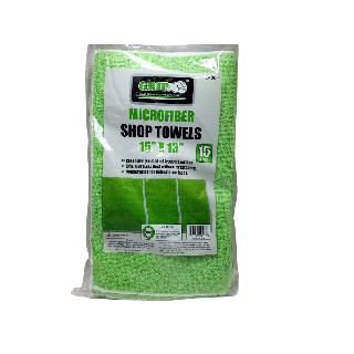 MICROFIBRE TOWELS 15X13IN GRN 
SKU:268018