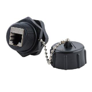 MODULAR JACK CAT6 SH PANEL MOUNT WITH DUST CAP WATERPROOF IP67
SKU:272038