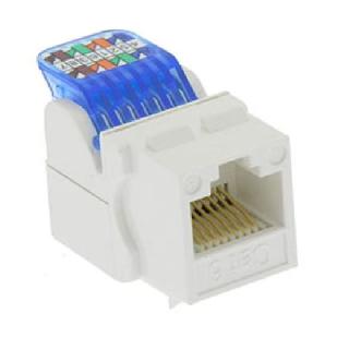 KEYSTONE JACK CAT6 WHT TOOLLESS 
SKU:271993