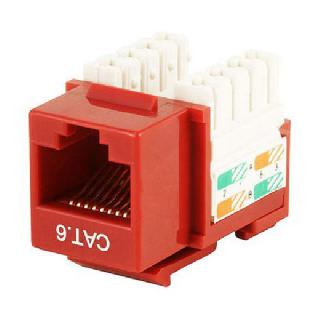 KEYSTONE JACK CAT6 RED 110 
SKU:271966