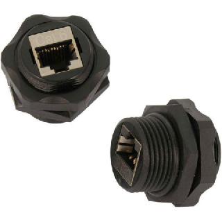 Rj45 Coupler Cat6 Sh Bulkhead Panel Mount Fem-fem